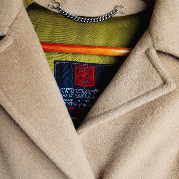 Vintage INVERTERE NEWTON ABBOT of ENGLAND 100% wool full length coat - Picture 5 of 11